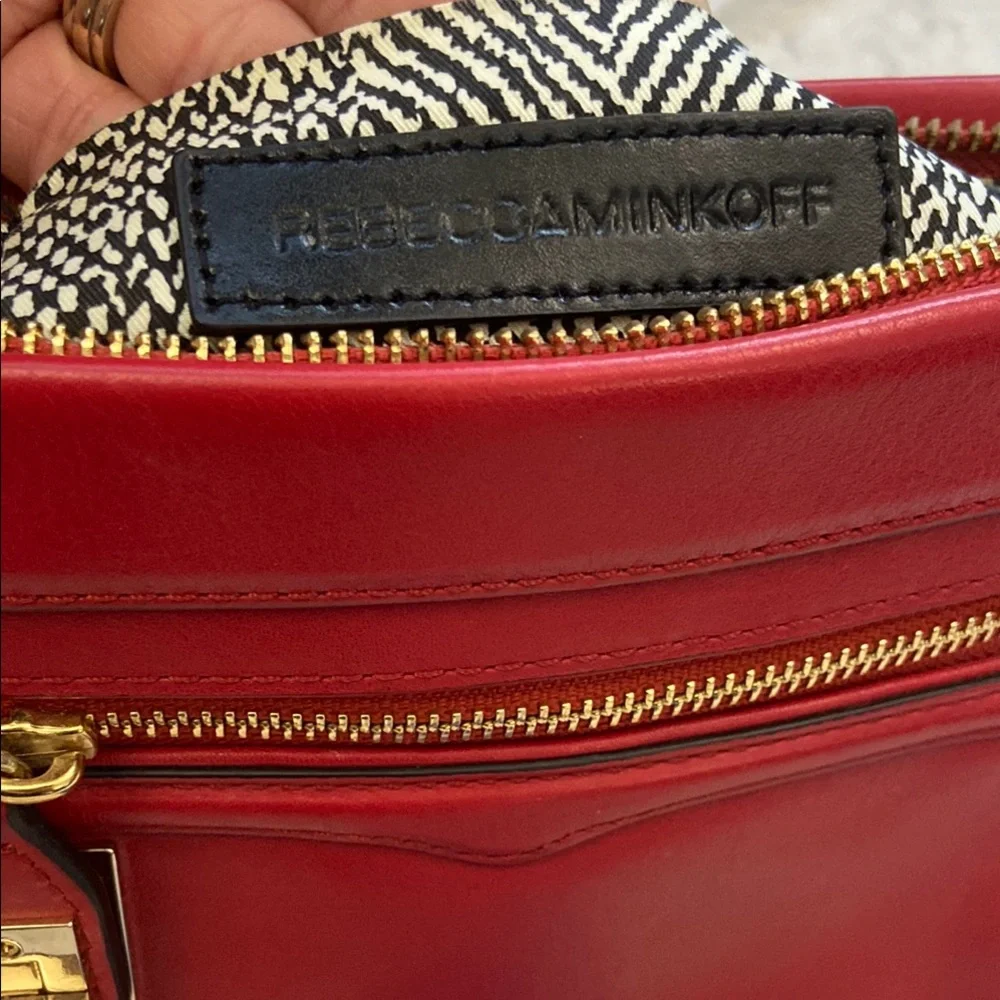 Rebecca Minkoff Red Leather Crossbody Bag - Picture 15 of 15